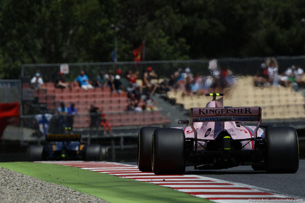 GP SPAGNA, 13.05.2017 - Qualifiche, Esteban Ocon (FRA) Sahara Force India F1 VJM10