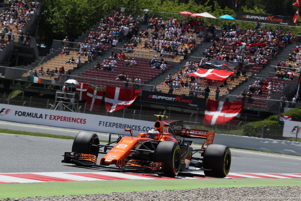 GP SPAGNA, 13.05.2017 - Qualifiche, Stoffel Vandoorne (BEL) McLaren MCL32