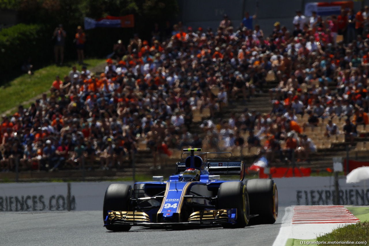 GP SPAGNA, 13.05.2017 - Qualifiche, Pascal Wehrlein (GER) Sauber C36
