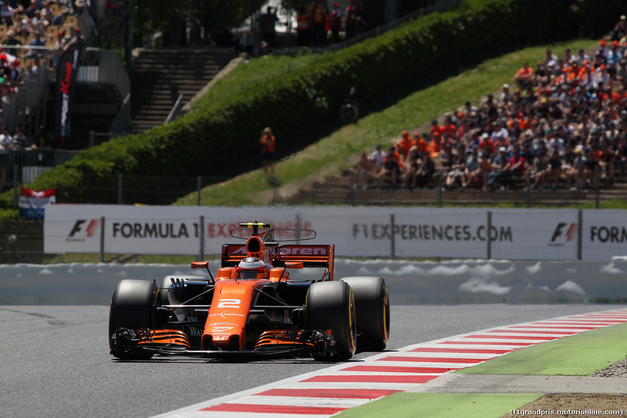GP SPAGNA, 13.05.2017 - Qualifiche, Stoffel Vandoorne (BEL) McLaren MCL32