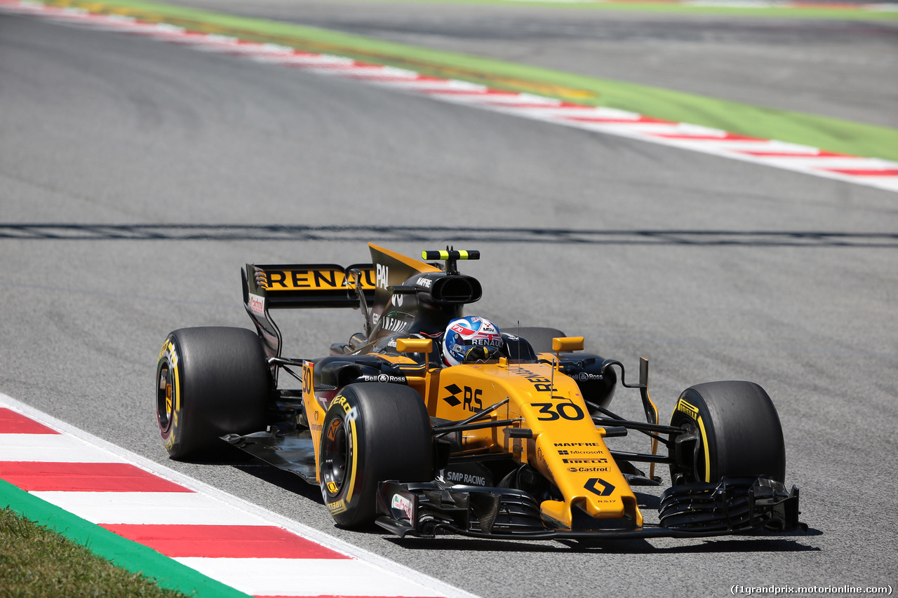 GP SPAGNA, 13.05.2017 - Qualifiche, Jolyon Palmer (GBR) Renault Sport F1 Team RS17