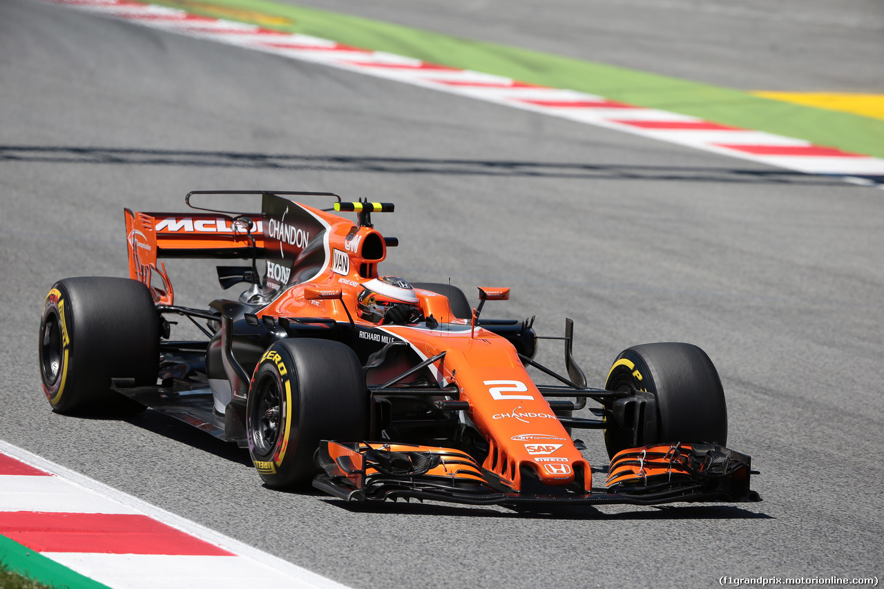 GP SPAGNA, 13.05.2017 - Qualifiche, Stoffel Vandoorne (BEL) McLaren MCL32