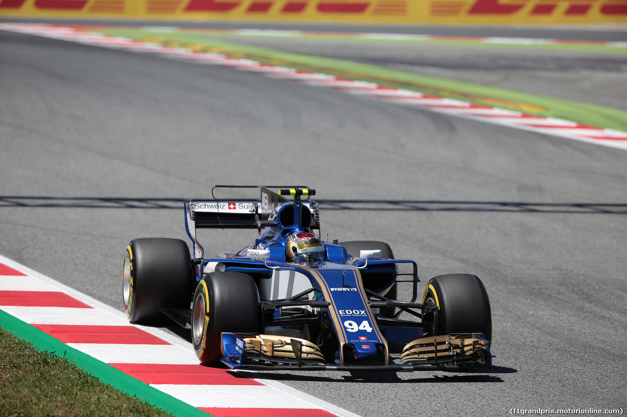 GP SPAGNA, 13.05.2017 - Qualifiche, Pascal Wehrlein (GER) Sauber C36