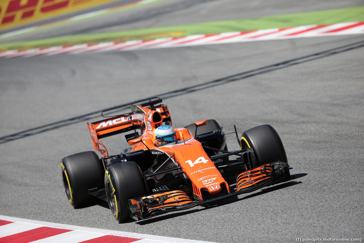 GP SPAGNA, 13.05.2017 - Qualifiche, Fernando Alonso (ESP) McLaren MCL32