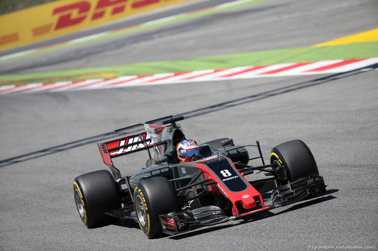 GP SPAGNA, 13.05.2017 - Qualifiche, Romain Grosjean (FRA) Haas F1 Team VF-17
