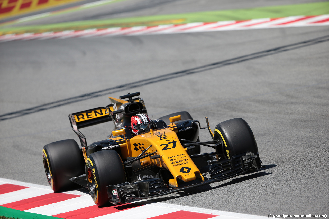 GP SPAGNA, 13.05.2017 - Qualifiche, Nico Hulkenberg (GER) Renault Sport F1 Team RS17