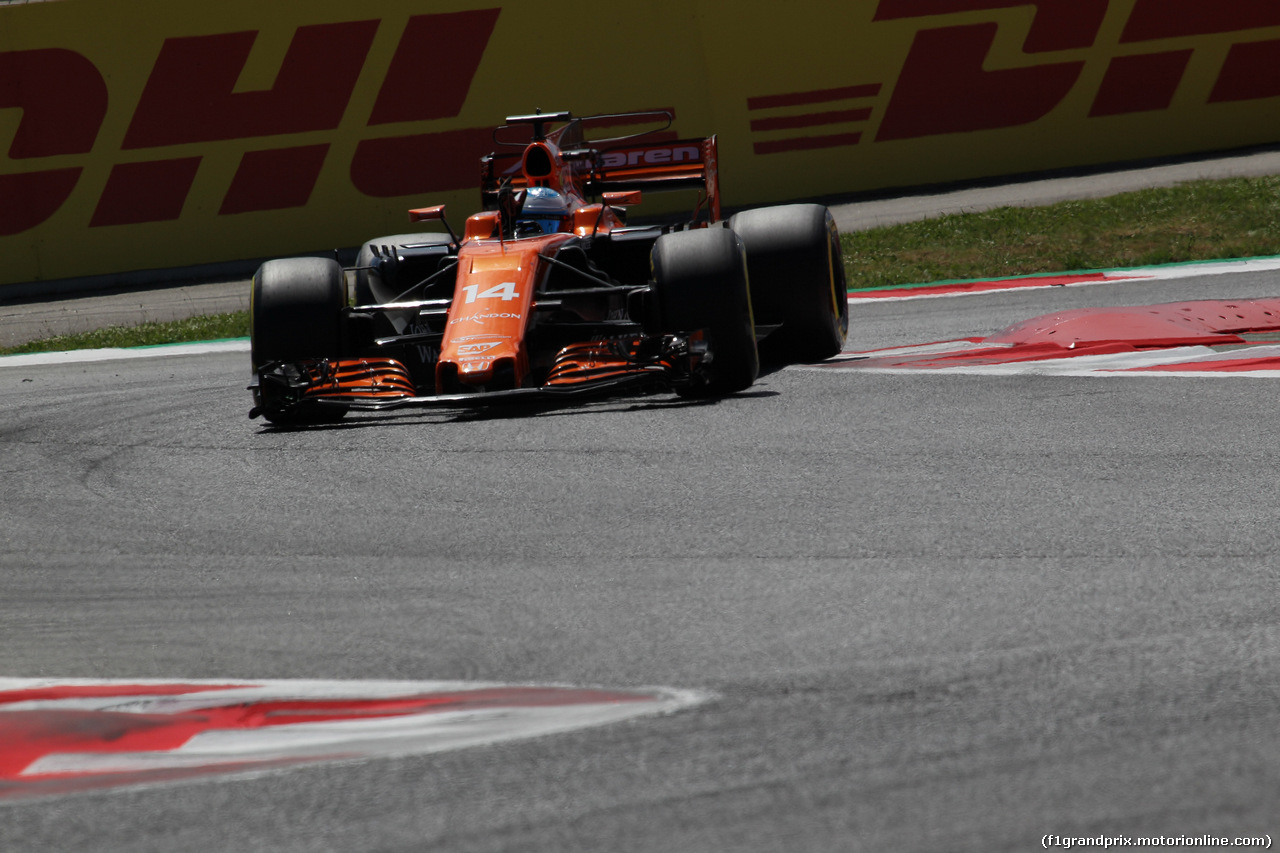 GP SPAGNA, 13.05.2017 - Qualifiche, Fernando Alonso (ESP) McLaren MCL32