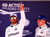 GP SPAGNA, (L to R): Lewis Hamilton (GBR) Mercedes AMG F1 celebrates his pole position in parc ferme with team mate Valtteri Bottas (FIN) Mercedes AMG F1.
13.05.2017.