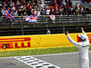 GP SPAGNA, Lewis Hamilton (GBR) Mercedes AMG F1 celebrates his pole position on the main straight after qualifying.
13.05.2017.