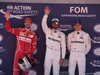 GP SPAGNA, 13.05.2017 - Qualifiche, 2nd place Sebastian Vettel (GER) Ferrari SF70H, Lewis Hamilton (GBR) Mercedes AMG F1 W08 pole position e 3rd place Valtteri Bottas (FIN) Mercedes AMG F1 W08
