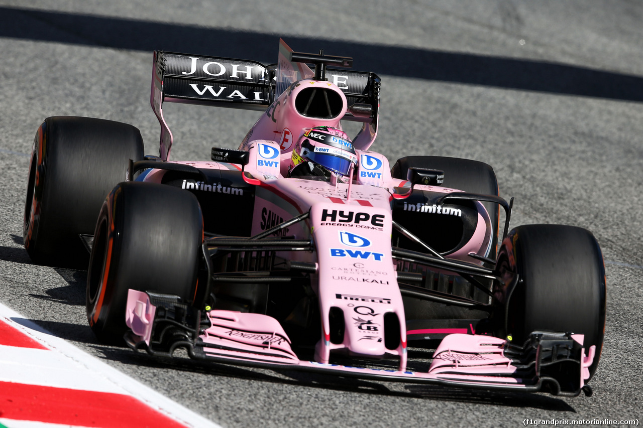 GP SPAGNA, Sergio Perez (MEX) Sahara Force India F1 VJM10.
12.05.2017.