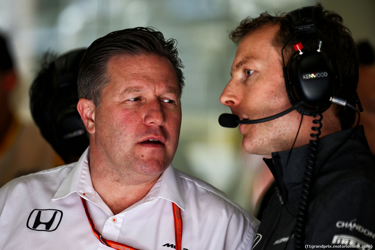 GP SPAGNA, Zak Brown (USA) McLaren Executive Director (Left).
12.05.2017.