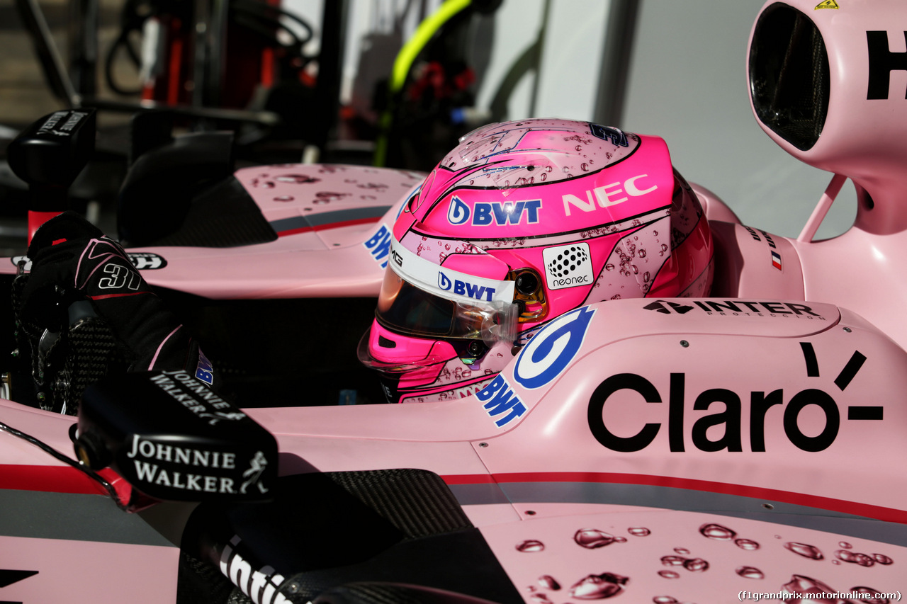 GP SPAGNA, Esteban Ocon (FRA) Sahara Force India F1 VJM10.
12.05.2017.
