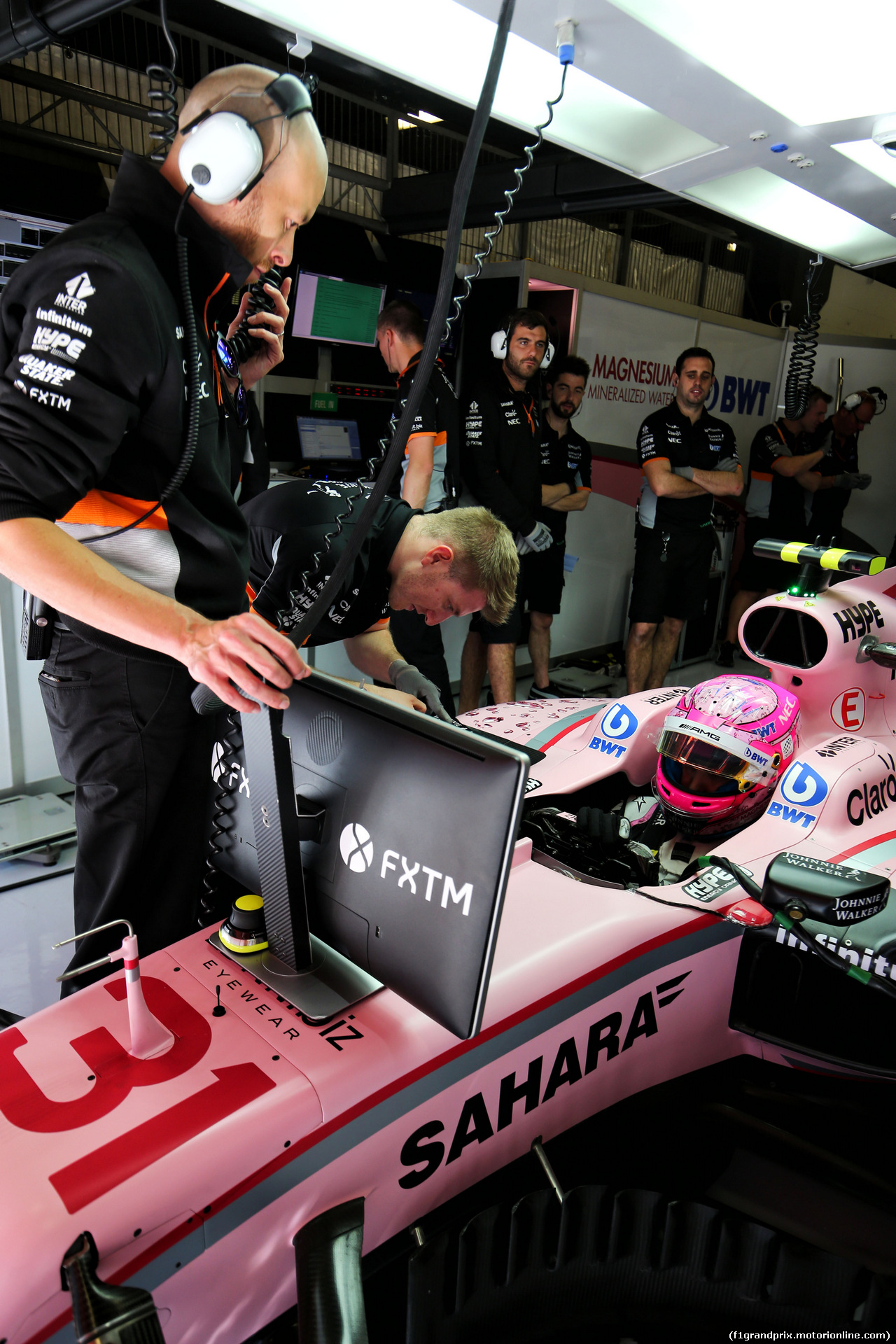 GP SPAGNA, Esteban Ocon (FRA) Sahara Force India F1 VJM10.
12.05.2017.