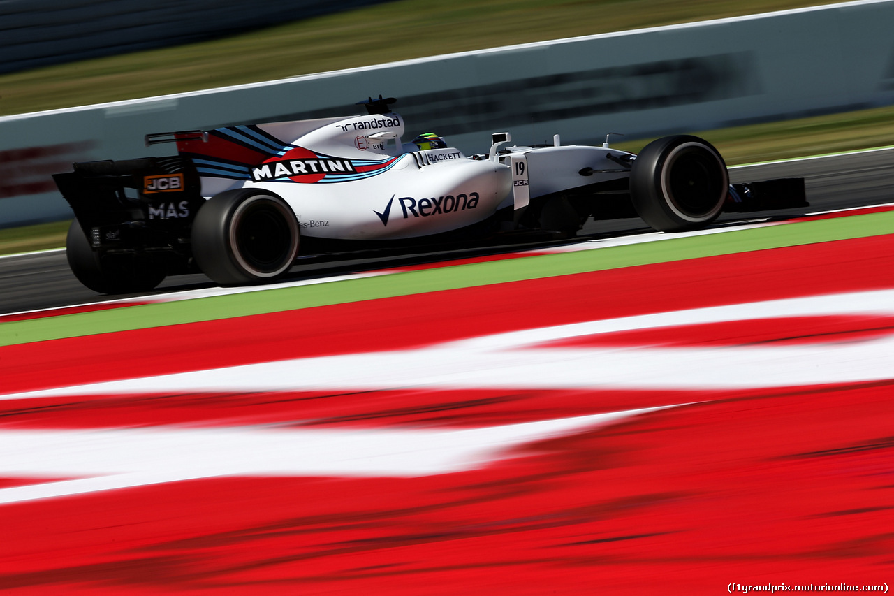 GP SPAGNA, Felipe Massa (BRA) Williams FW40.
12.05.2017.