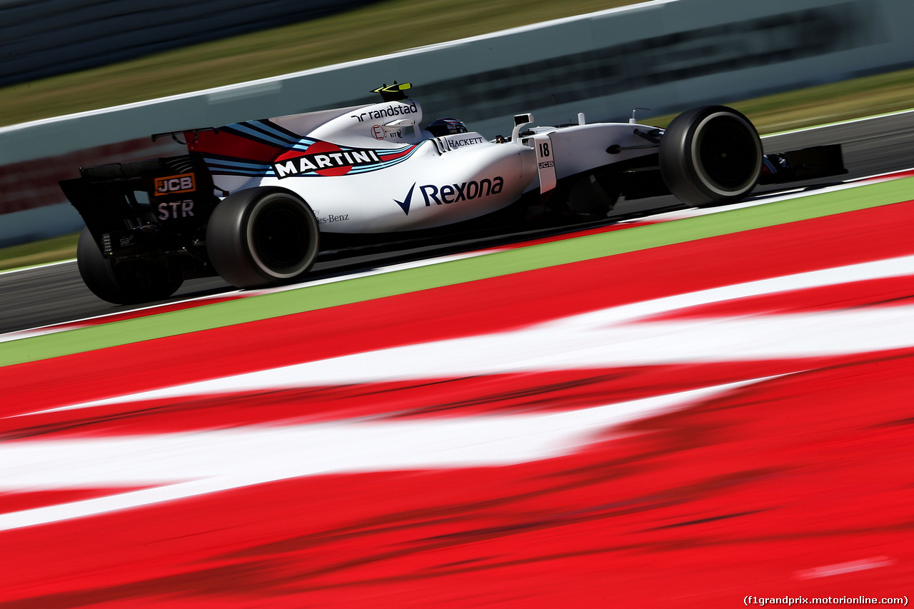 GP SPAGNA, Lance Stroll (CDN) Williams FW40.
12.05.2017.