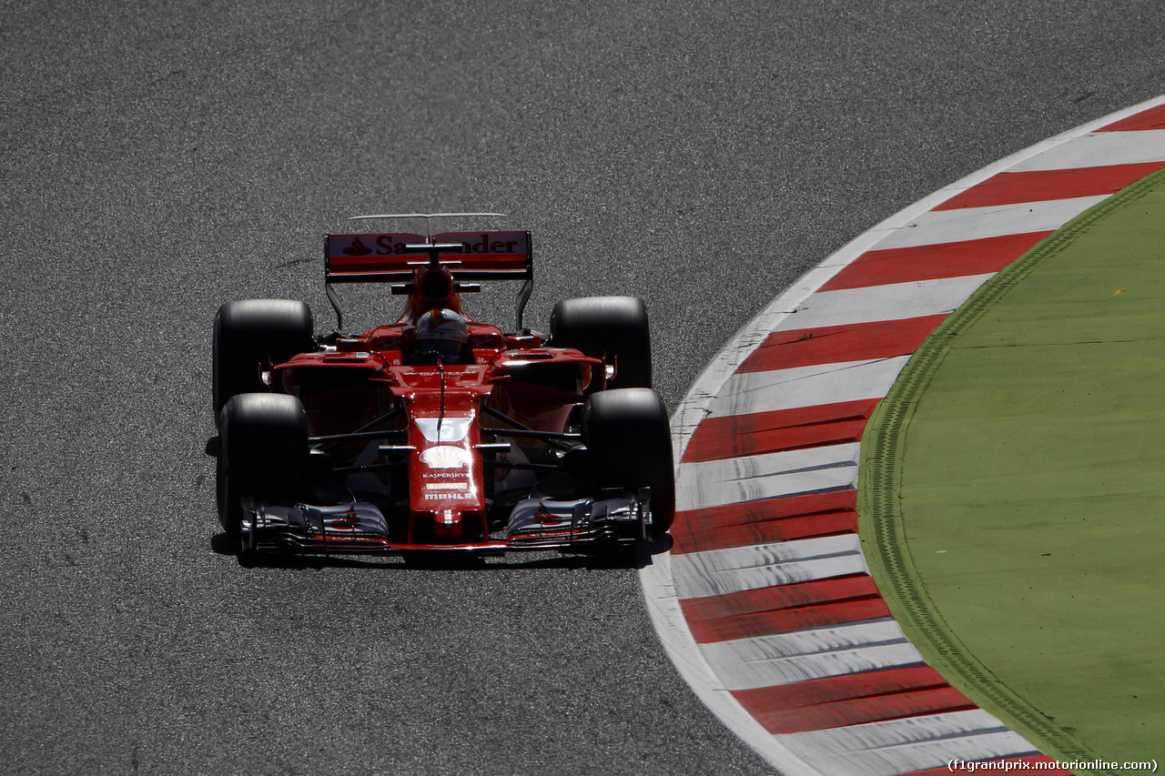 GP SPAGNA, 12.05.2017 - Sebastian Vettel (GER) Ferrari SF70H