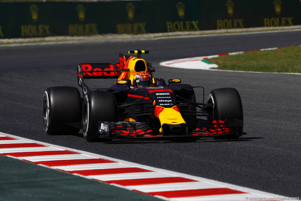 GP SPAGNA, 12.05.2017 - Max Verstappen (NED) Red Bull Racing RB13