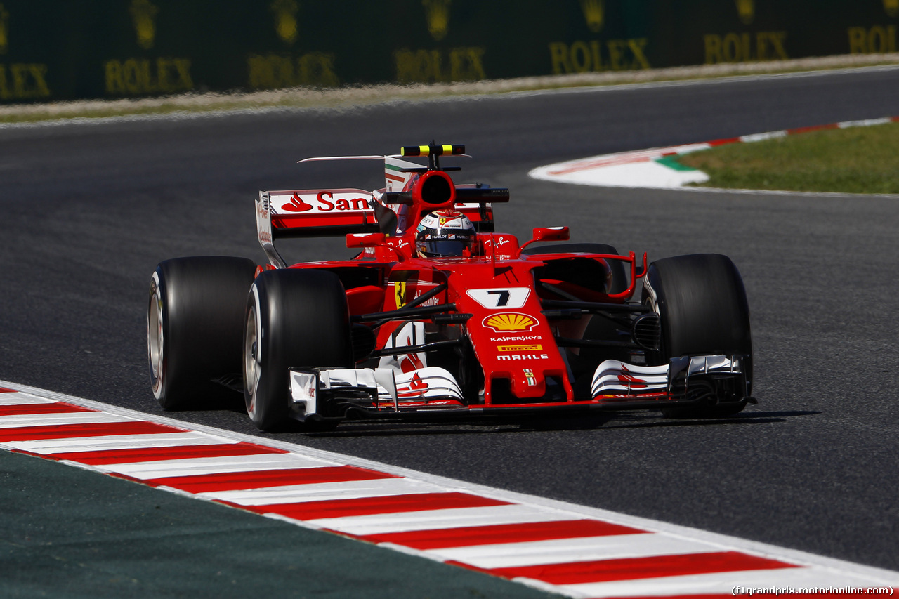 GP SPAGNA, 12.05.2017 - Kimi Raikkonen (FIN) Ferrari SF70H