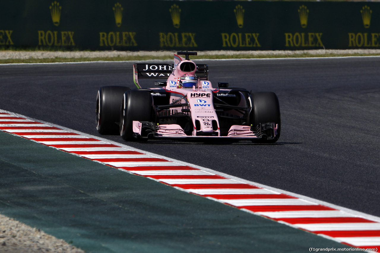 GP SPAGNA, 12.05.2017 - Sergio Perez (MEX) Sahara Force India F1 VJM010