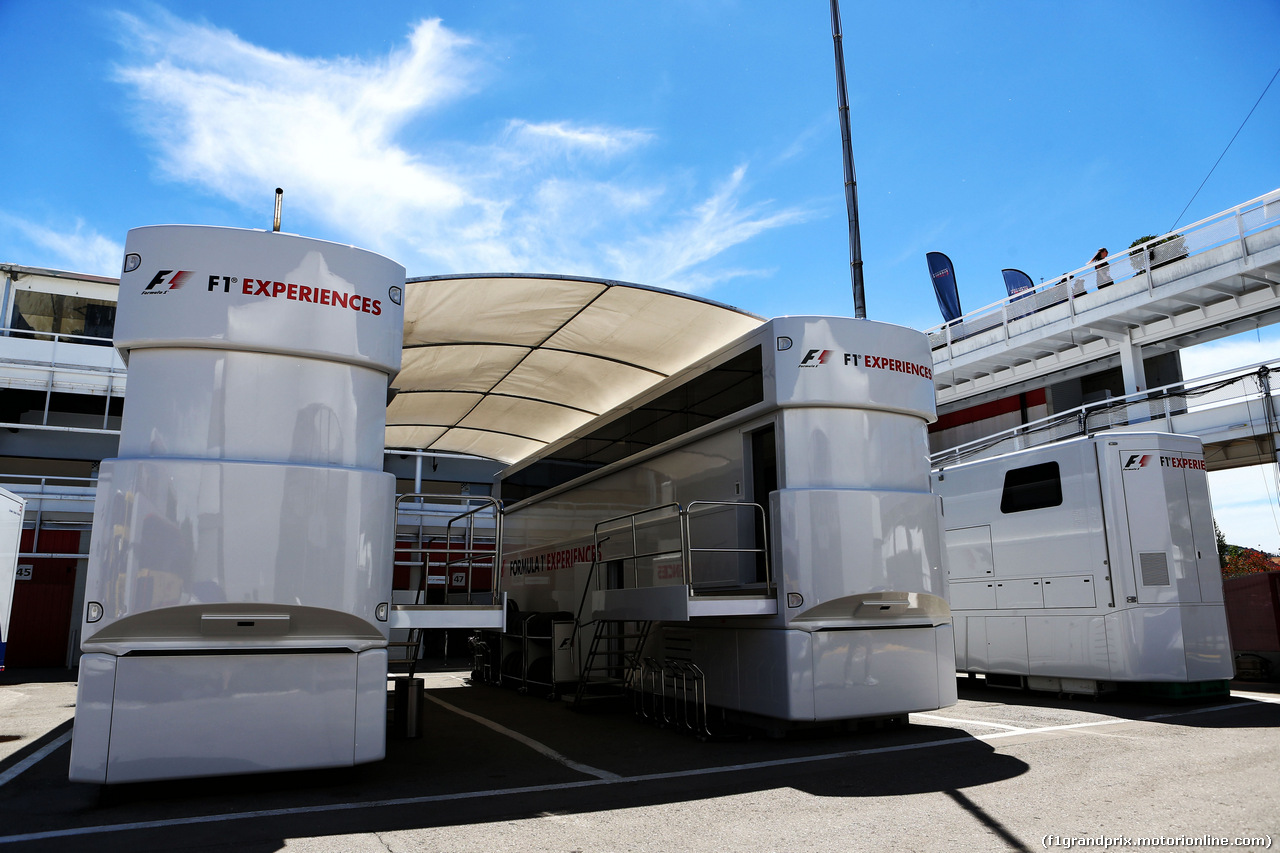 GP SPAGNA, F1 Experiences trucks in the paddock.
12.05.2017.