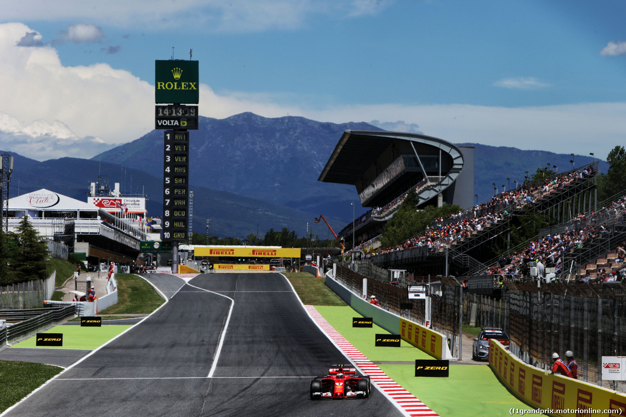 GP SPAGNA, Kimi Raikkonen (FIN) Ferrari SF70H.
12.05.2017.