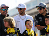 GP SPAGNA, (L to R): Fernando Alonso (ESP) McLaren with Lewis Hamilton (GBR) Mercedes AMG F1 e Sergio Perez (MEX) Sahara Force India F1.
11.05.2017.