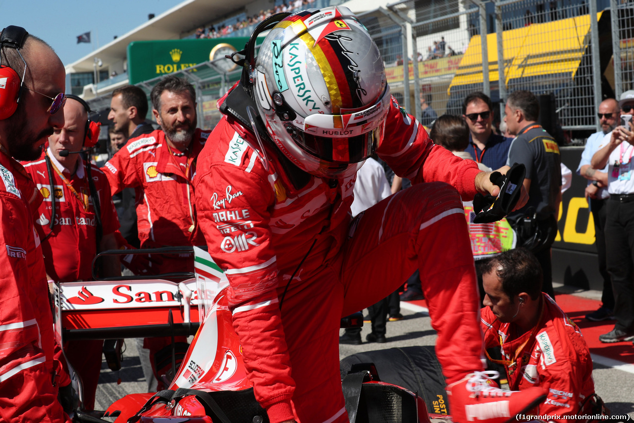 GP STATI UNITI, 22.10.2017 - Gara, Sebastian Vettel (GER) Ferrari SF70H