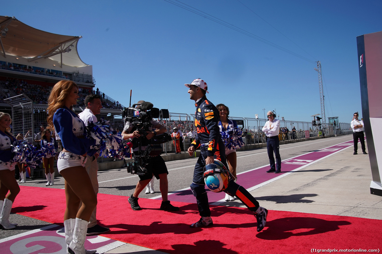 GP STATI UNITI, 22.10.2017 - Gara, Daniel Ricciardo (AUS) Red Bull Racing RB13