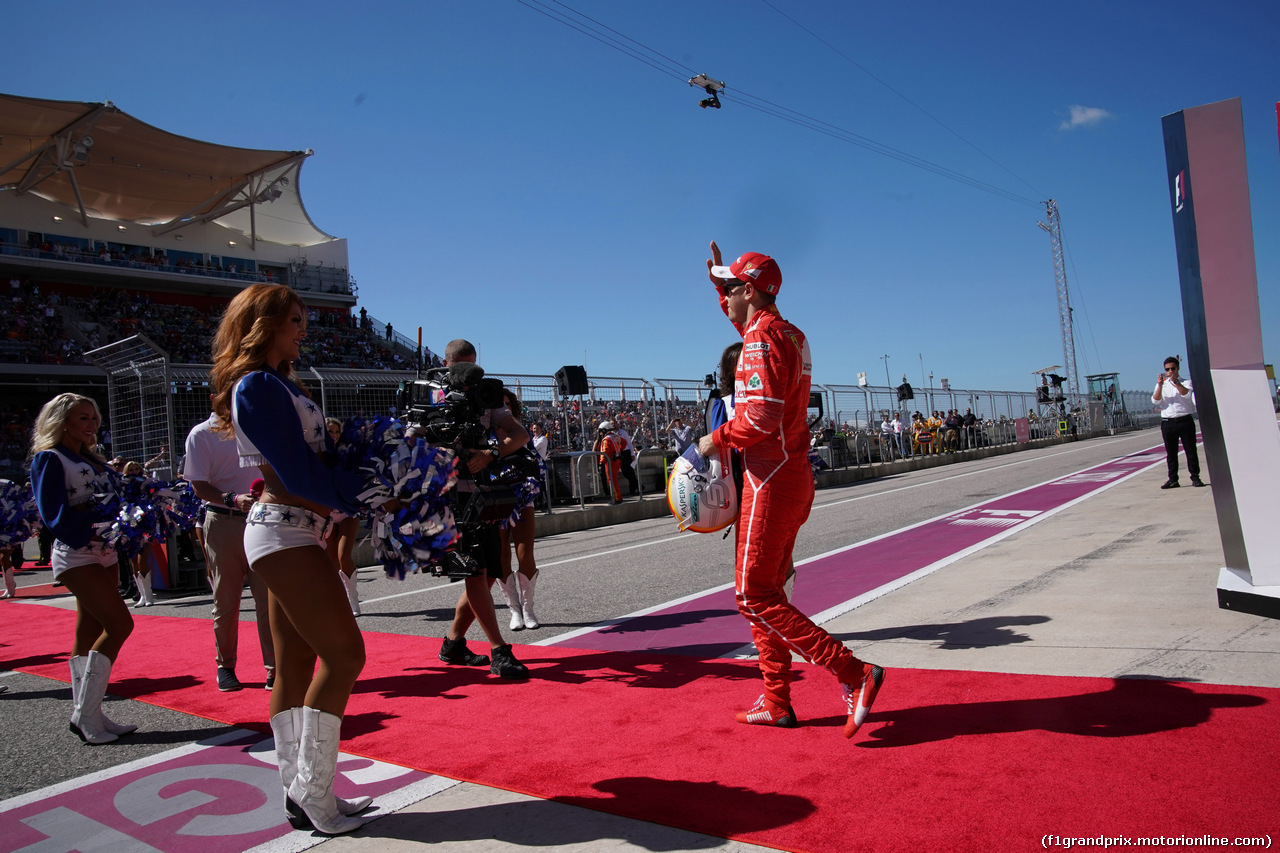 GP STATI UNITI, 22.10.2017 - Gara, Sebastian Vettel (GER) Ferrari SF70H