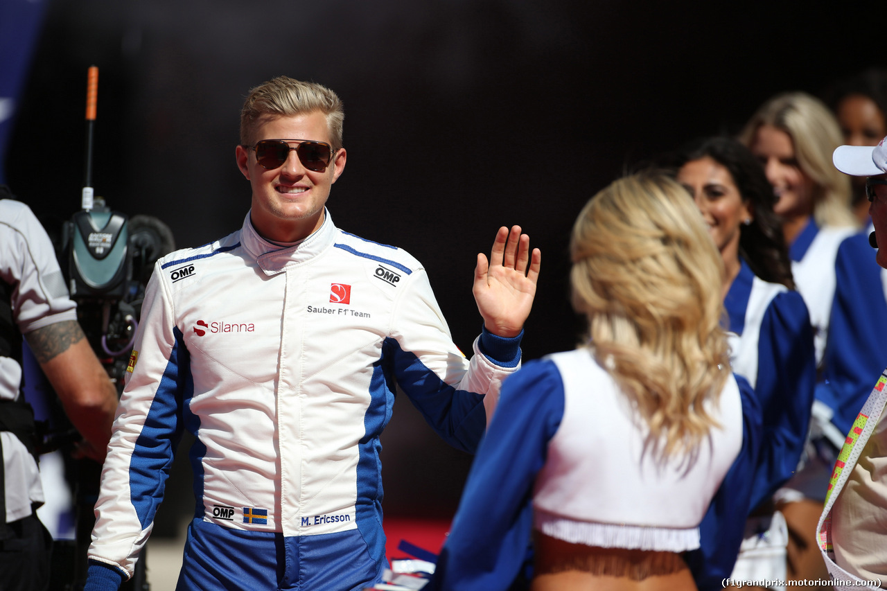 GP STATI UNITI, 22.10.2017 - Gara, Marcus Ericsson (SUE) Sauber C36