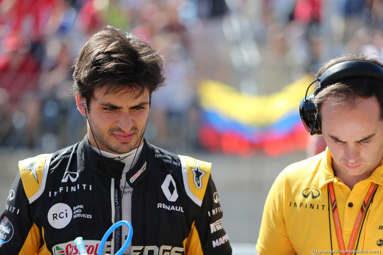 GP STATI UNITI, Carlos Sainz Jr (ESP) Renault Sport F1 Team RS17 22.10.2017 - Gara,