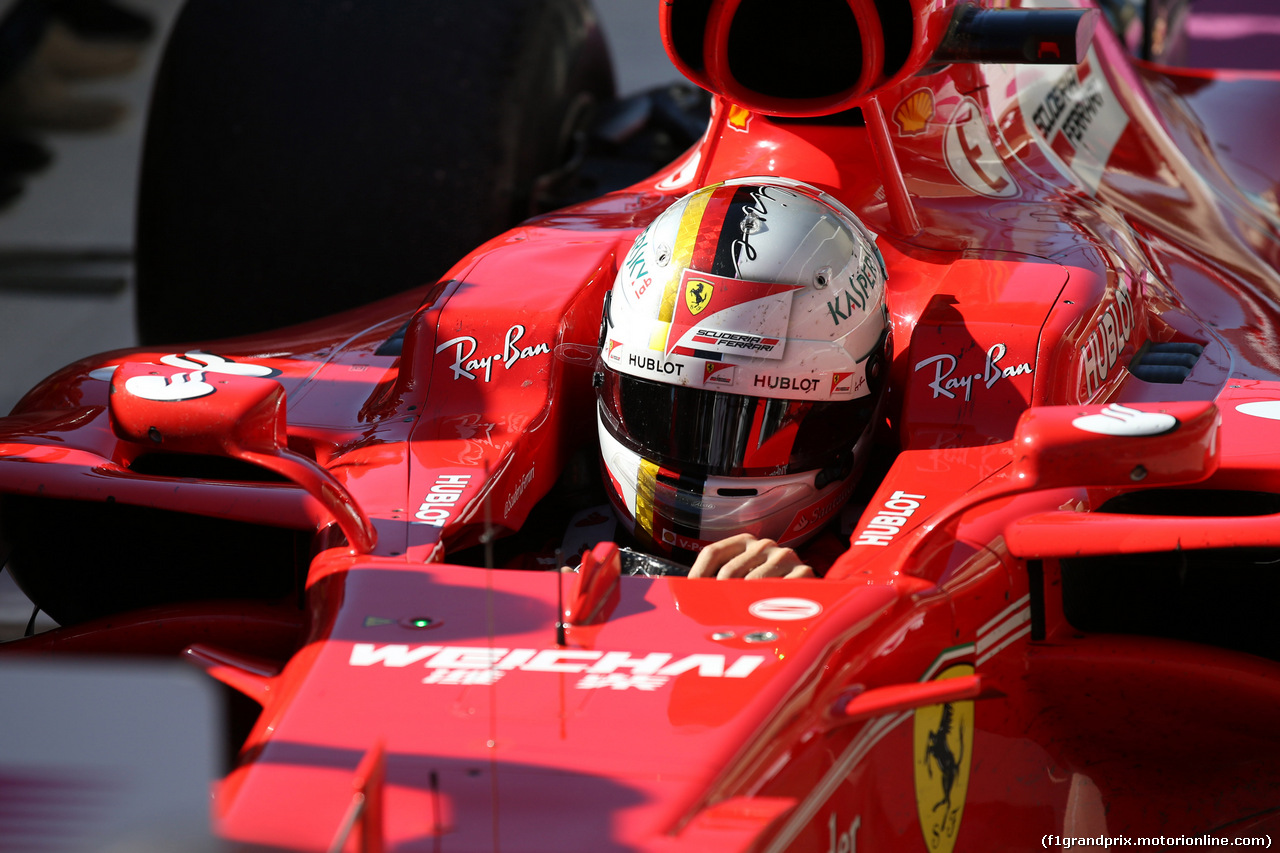 GP STATI UNITI, 22.10.2017 - Gara, 2nd place Sebastian Vettel (GER) Ferrari SF70H
