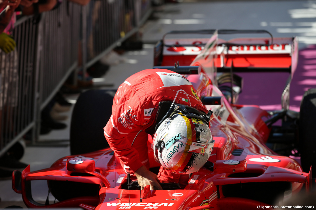 GP STATI UNITI, 22.10.2017 - Gara, 2nd place Sebastian Vettel (GER) Ferrari SF70H