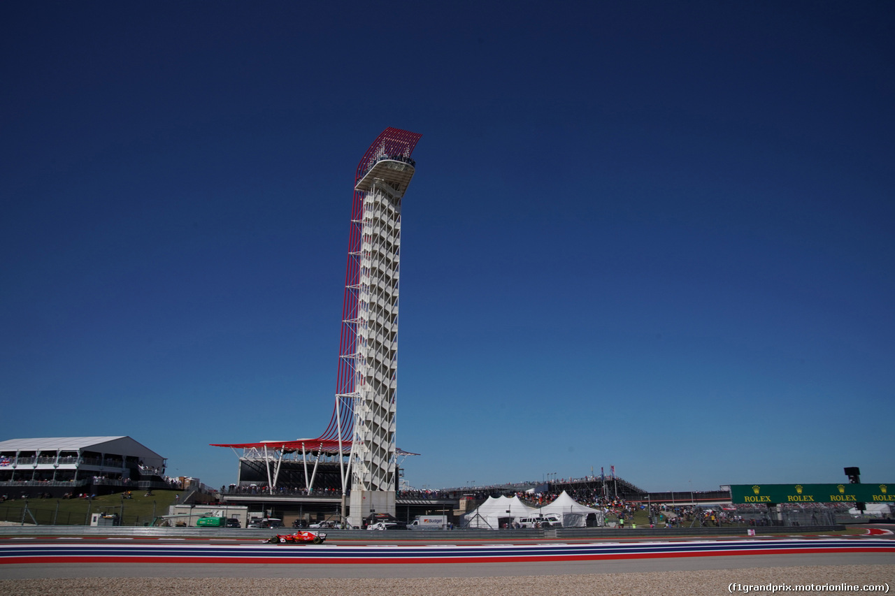 GP STATI UNITI, 22.10.2017 - Gara, Sebastian Vettel (GER) Ferrari SF70H