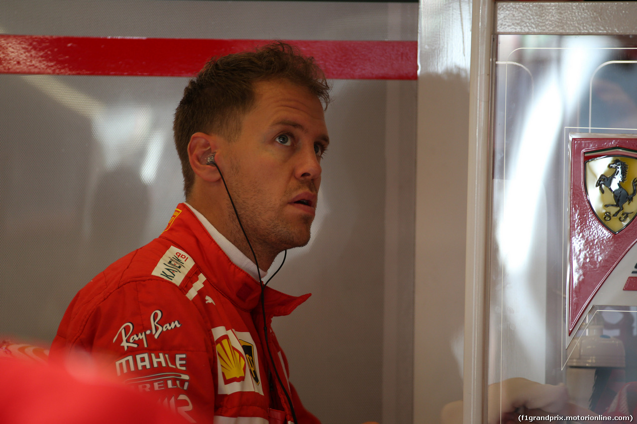 GP STATI UNITI, 21.10.2017 - Prove Libere 3, Sebastian Vettel (GER) Ferrari SF70H