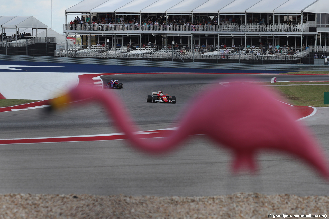 GP STATI UNITI, 21.10.2017 - Prove Libere 3, Sebastian Vettel (GER) Ferrari SF70H