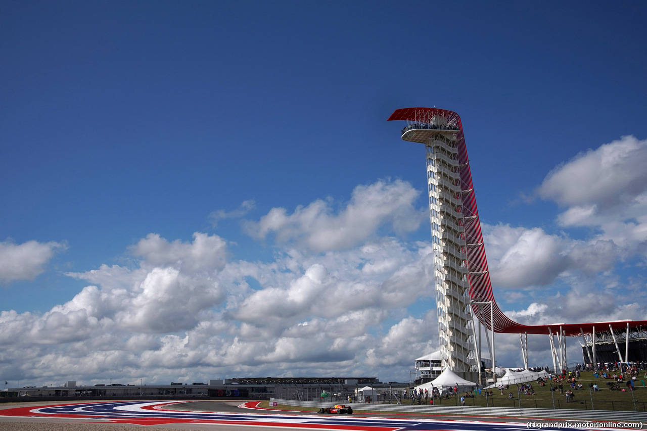 GP STATI UNITI, 21.10.2017 - Prove Libere 3, Daniel Ricciardo (AUS) Red Bull Racing RB13