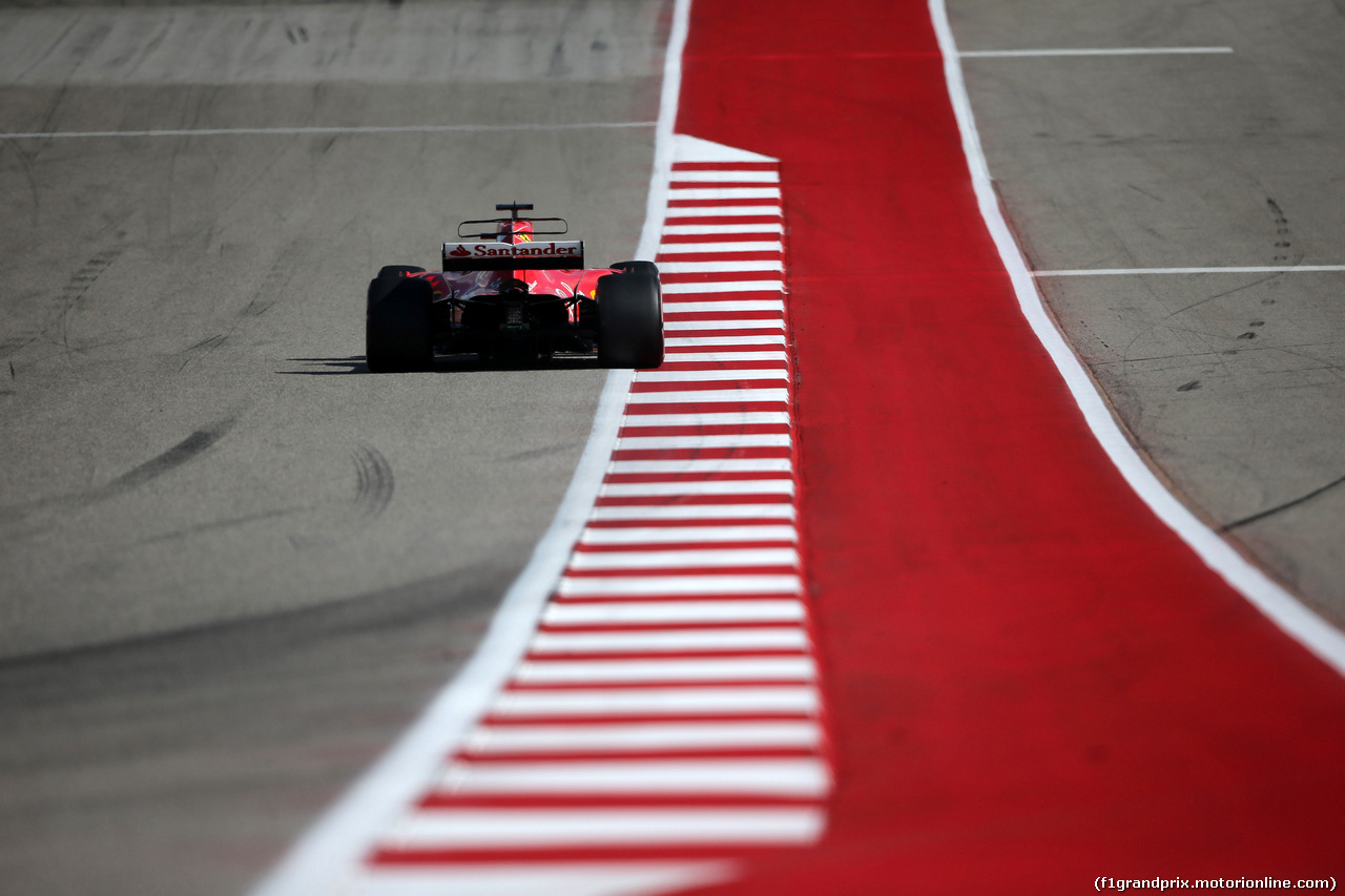GP STATI UNITI, 21.10.2017 - Prove Libere 3, Sebastian Vettel (GER) Ferrari SF70H