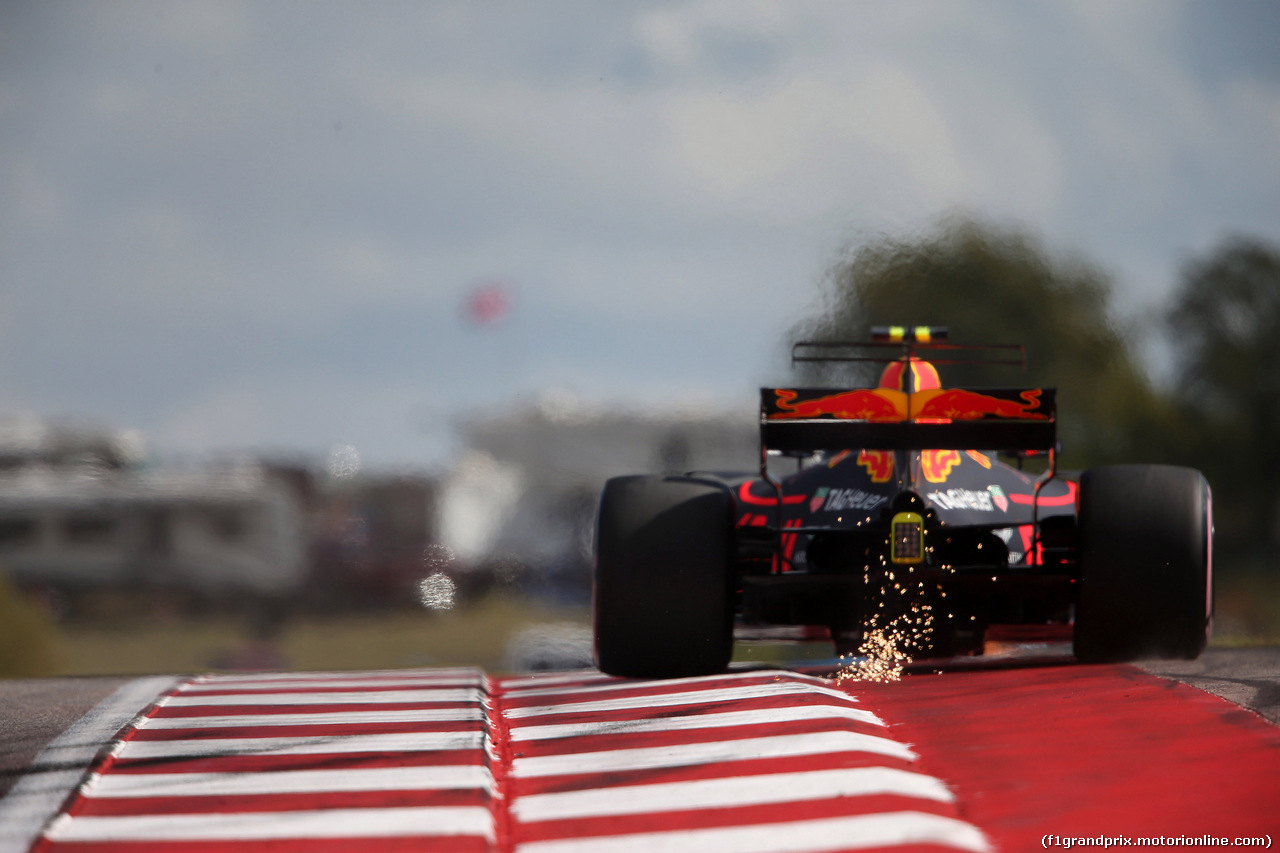 GP STATI UNITI, 21.10.2017 - Prove Libere 3, Max Verstappen (NED) Red Bull Racing RB13