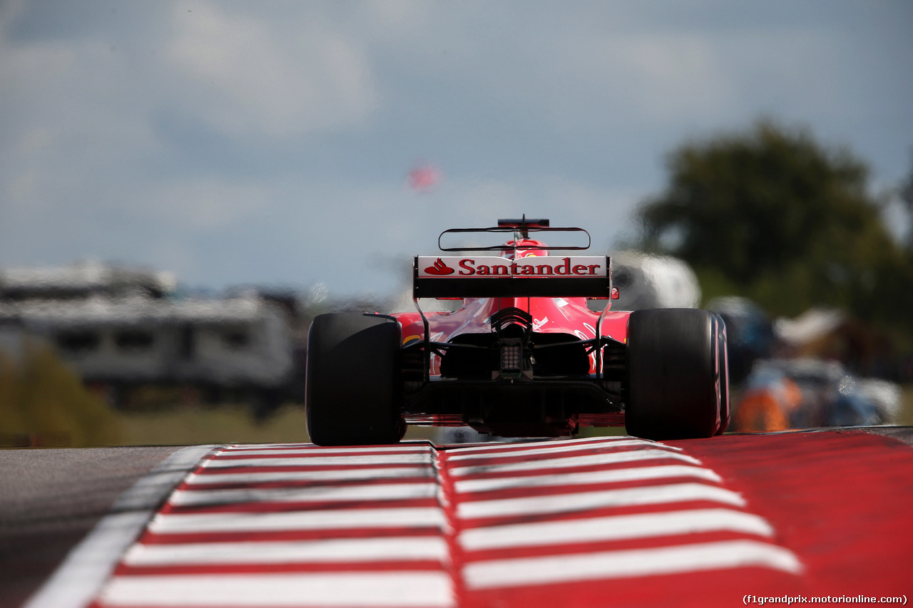 GP STATI UNITI, 21.10.2017 - Prove Libere 3, Sebastian Vettel (GER) Ferrari SF70H