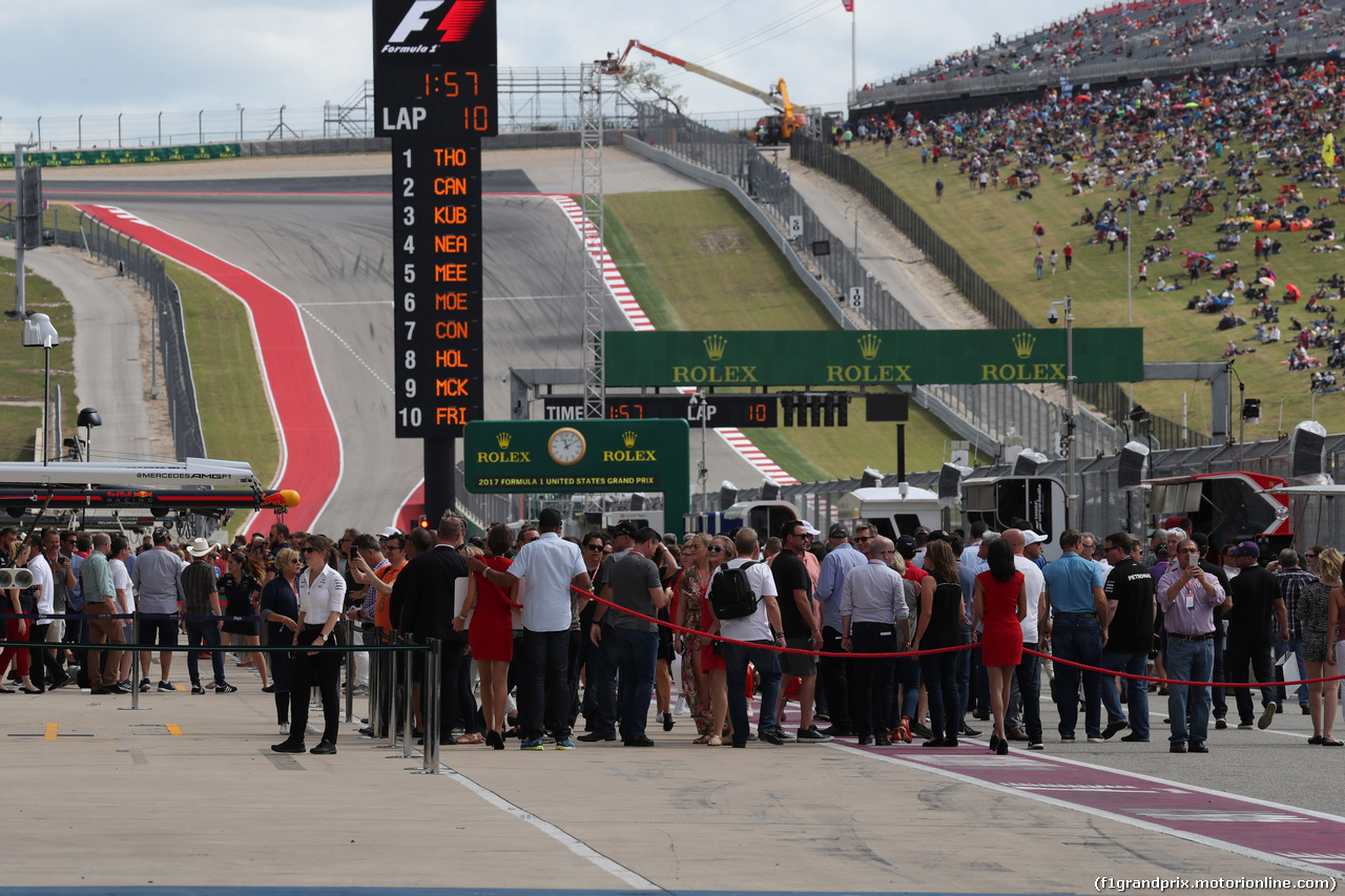 GP STATI UNITI, 21.10.2017 - Prove Libere 3, Fans