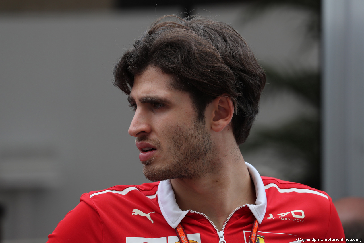 GP STATI UNITI, 21.10.2017 - Prove Libere 3, Antonio Giovinazzi (ITA) Ferrari Test Driver