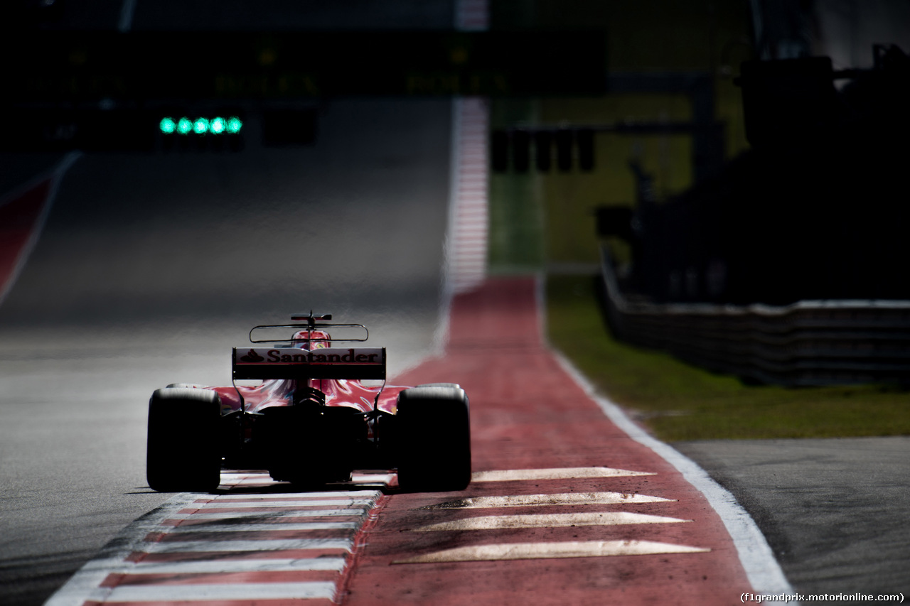 GP STATI UNITI, 21.10.2017 - Prove Libere 3, Sebastian Vettel (GER) Ferrari SF70H