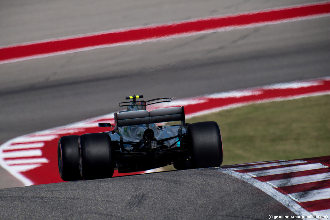 GP STATI UNITI, 21.10.2017 - Prove Libere 3, Valtteri Bottas (FIN) Mercedes AMG F1 W08