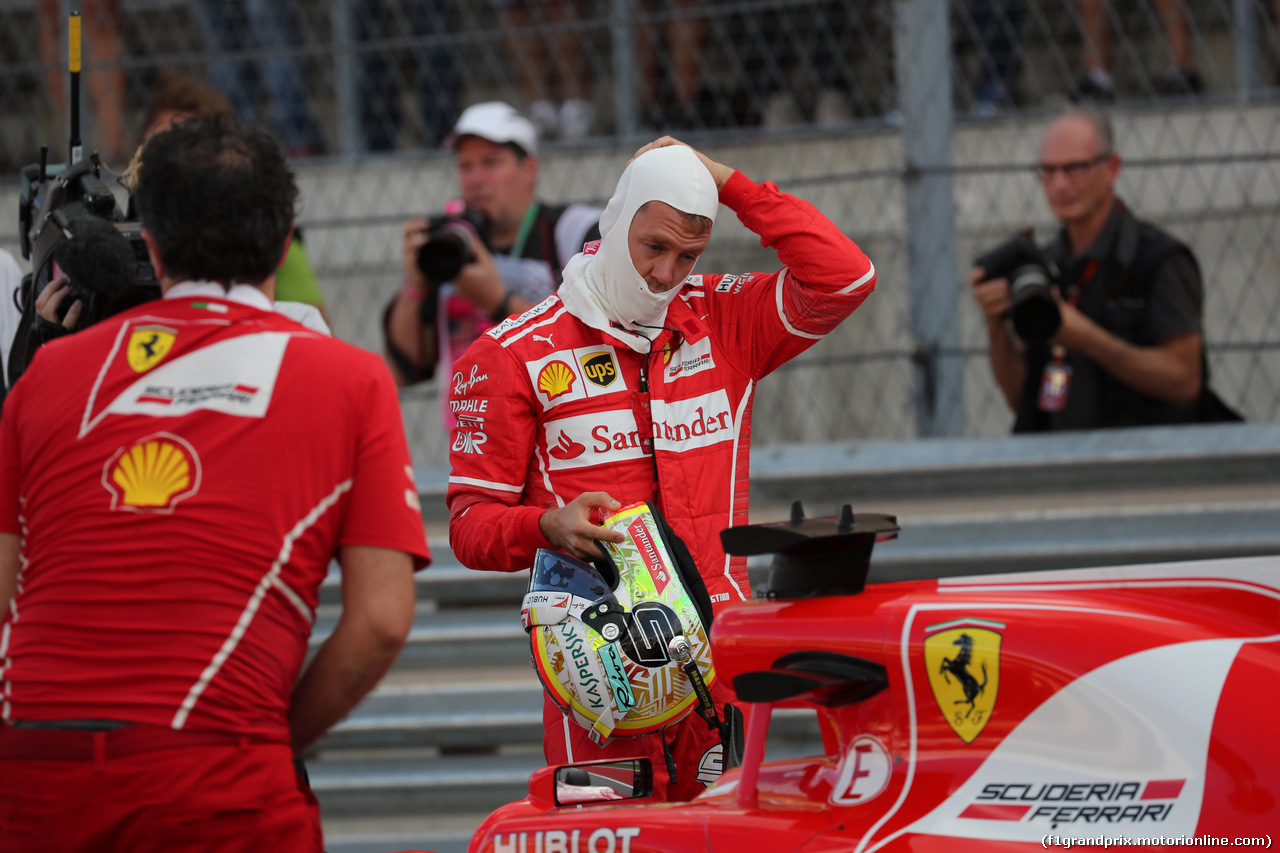 GP STATI UNITI, 21.10.2017 - Qualifiche, 2nd place Sebastian Vettel (GER) Ferrari SF70H