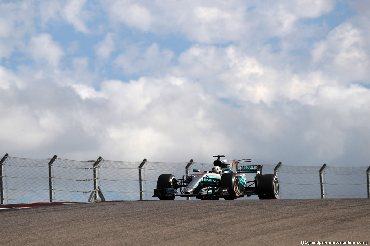 GP STATI UNITI, 21.10.2017 - Qualifiche, Lewis Hamilton (GBR) Mercedes AMG F1 W08