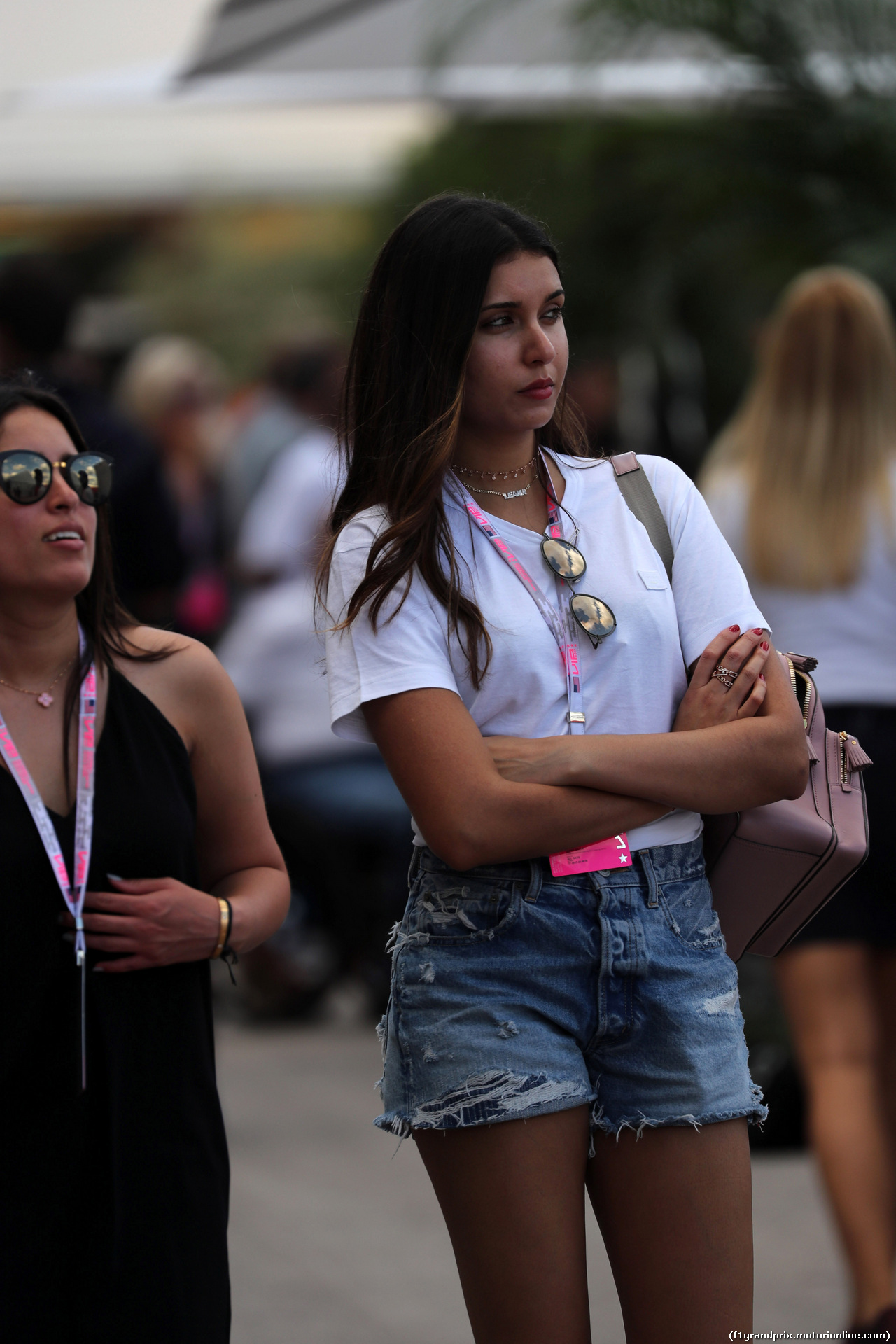 GP STATI UNITI, 21.10.2017 - Qualifiche, Ragazza in the paddock