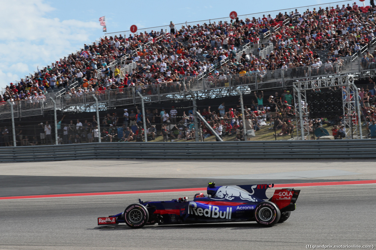 GP STATI UNITI, 21.10.2017 - Qualifiche, Daniil Kvyat (RUS) Scuderia Toro Rosso STR12