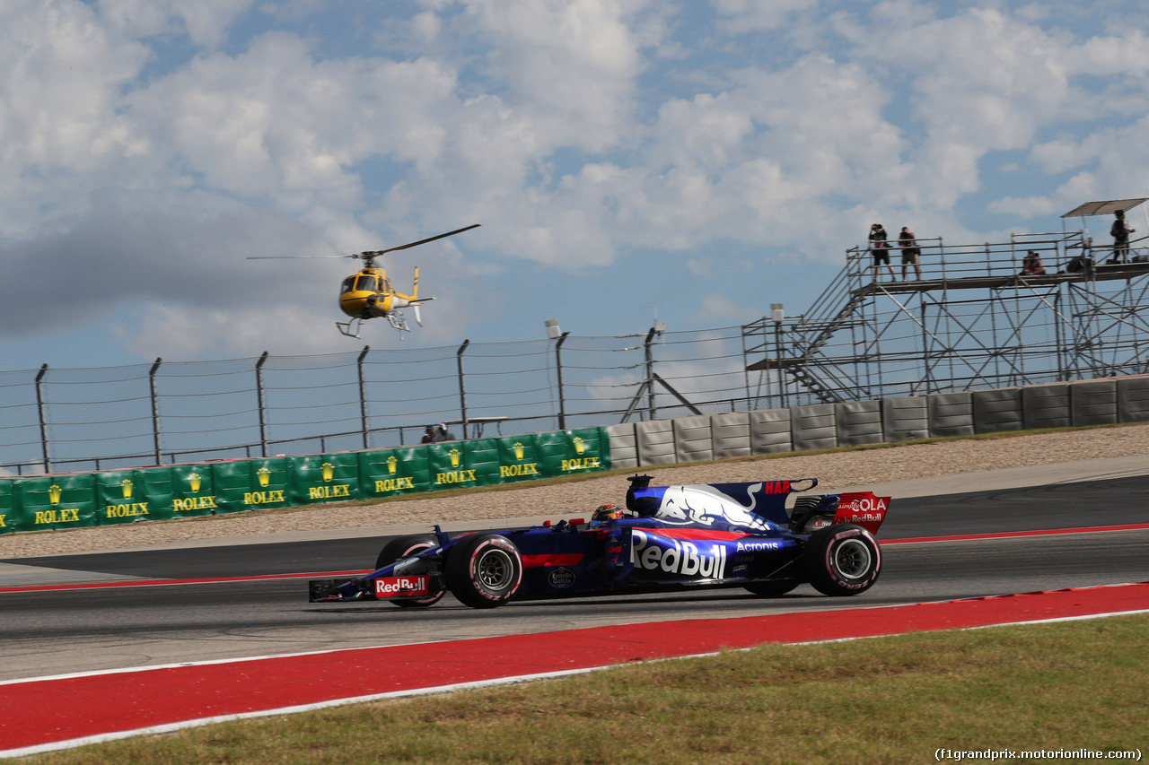 GP STATI UNITI, 21.10.2017 - Qualifiche, Brendon Hartley (NZL) Scuderia Toro Rosso STR12